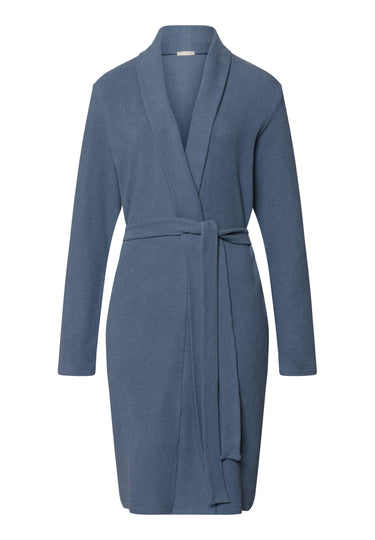 Easy Wear Recycled Cotton Blend Robe | Delicate Blue 78894-3057